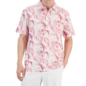 NWT Tommy Bahama Men's Floating Fronds Palms Polo Shirt XXL
